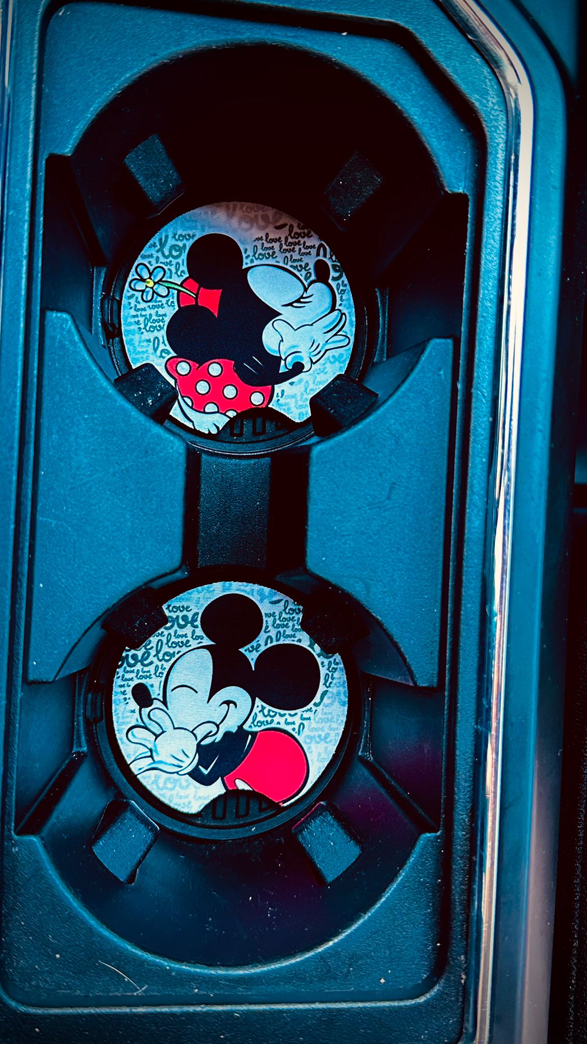 Mickey & Minnie Mouse. Car Coaster