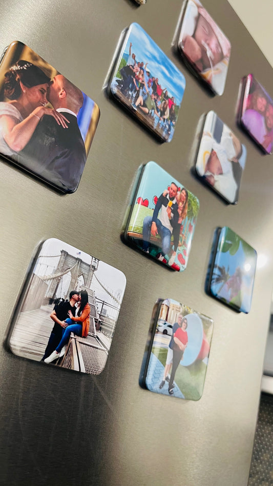 9-Pack Thick Photo Magnets 🌸