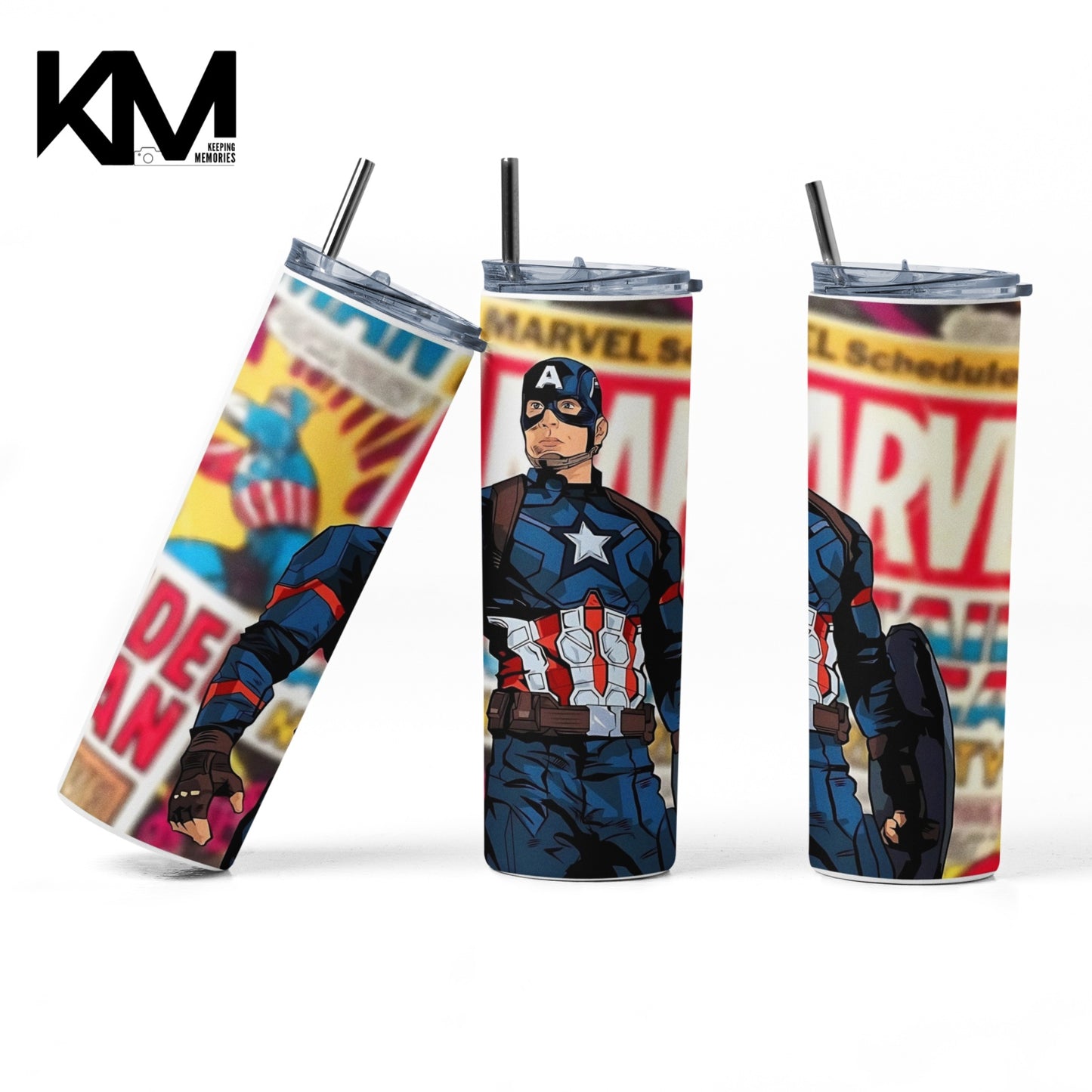 Captain America: Marvel Skinny Tumbler