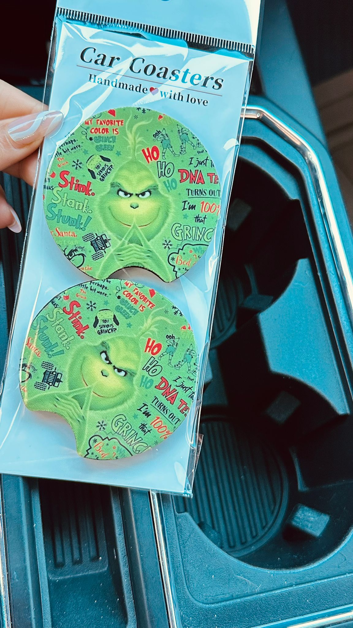 The Grinch. Car Coaster