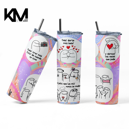 DtMF - (Male) Bad Bunny Skinny Tumbler 20oz