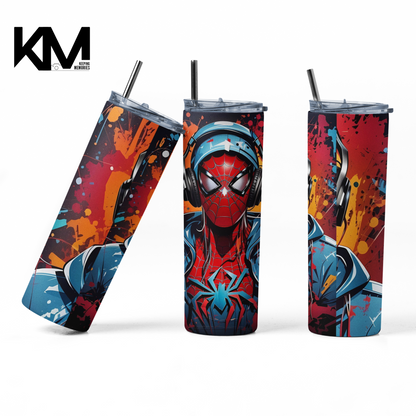 Spiderman Skinny Tumbler 20oz