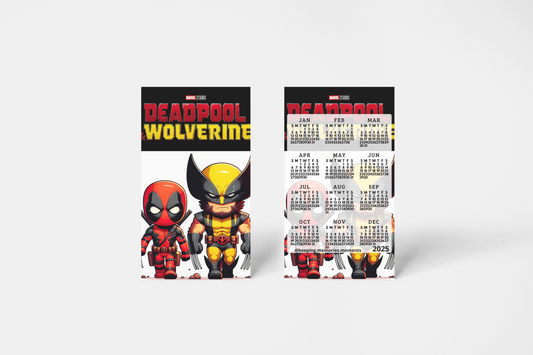 Deadpool & Wolverine Sign Calendar